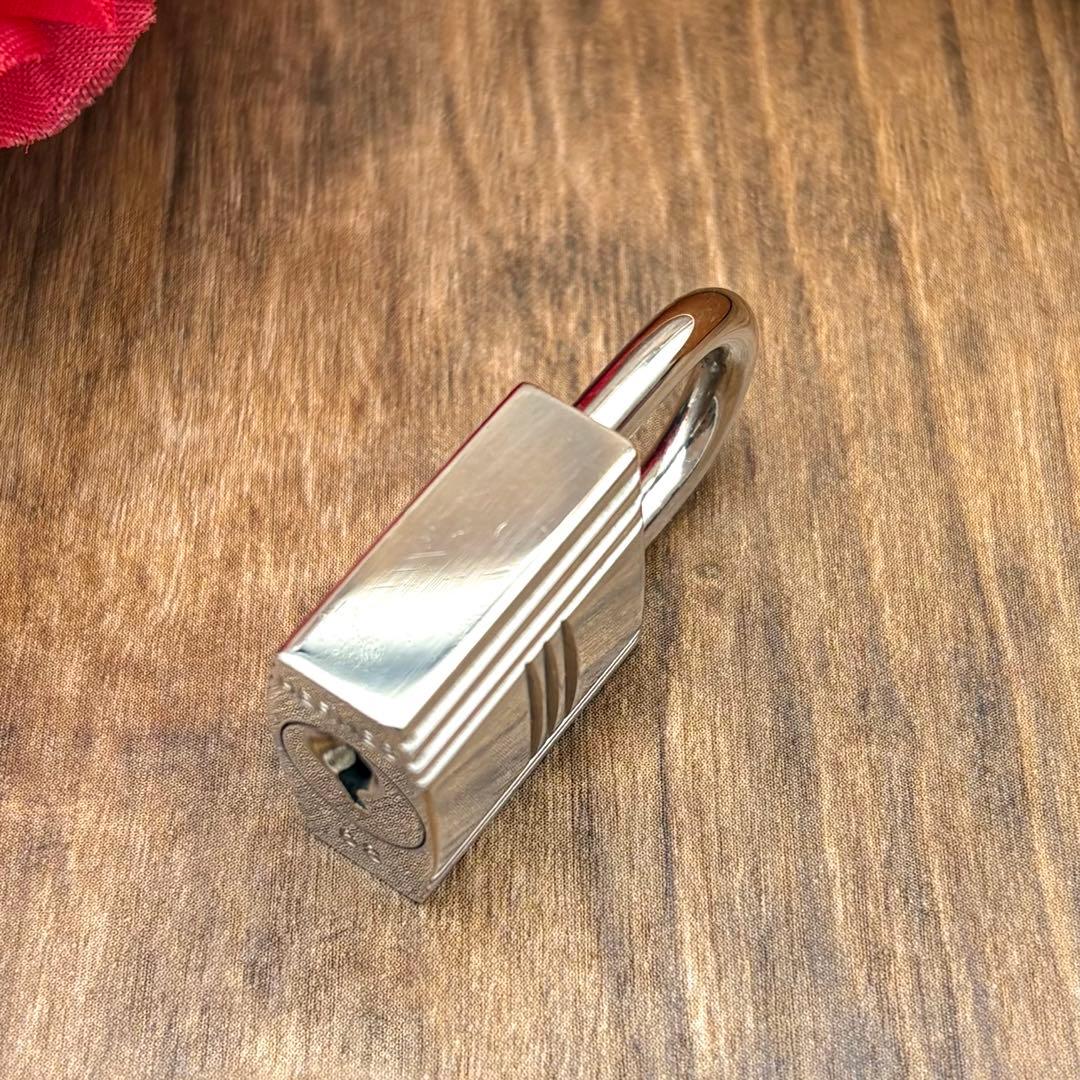 ⛄極美品⛄エルメス カデナ パドロック南京錠 鍵 no.68 シルバー#650