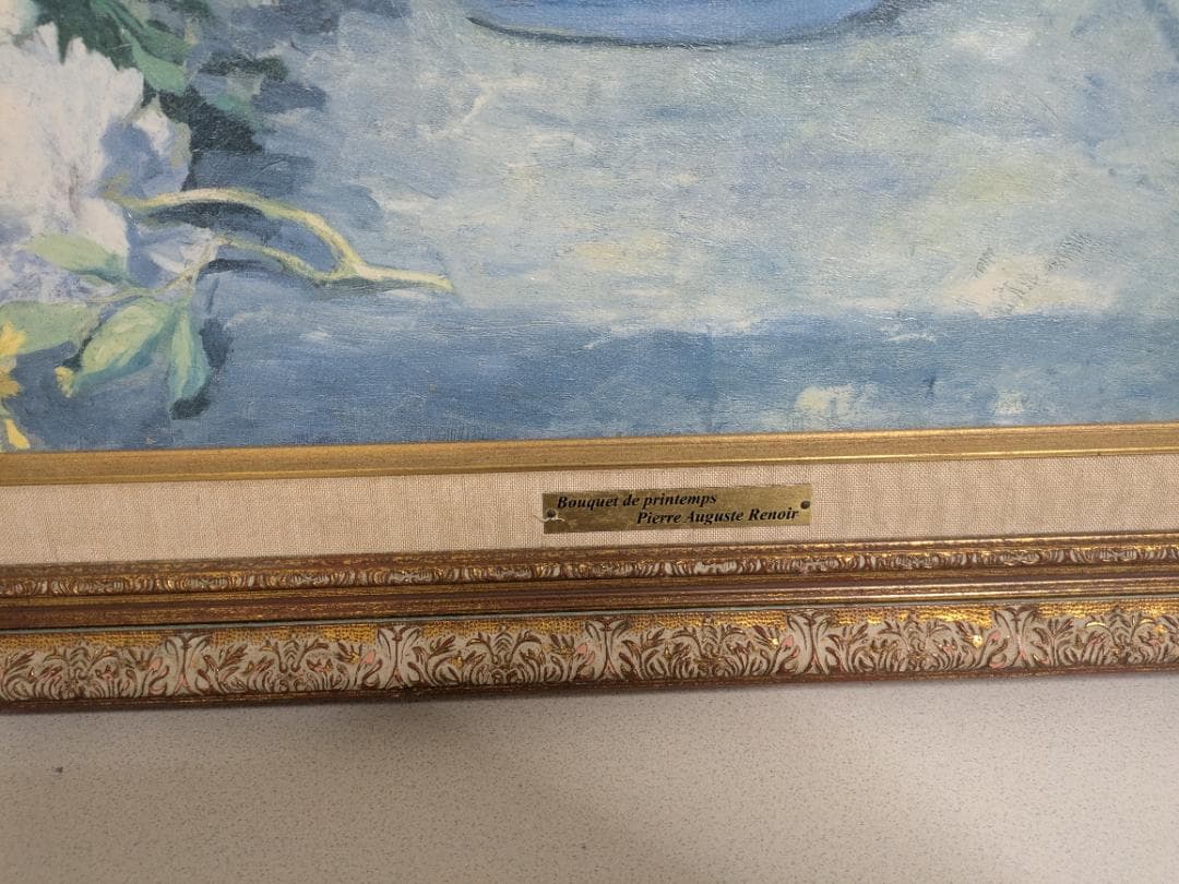 ピエール＝オーギュスト・ルノワール 春の花束 複製画 インテリア 水彩画