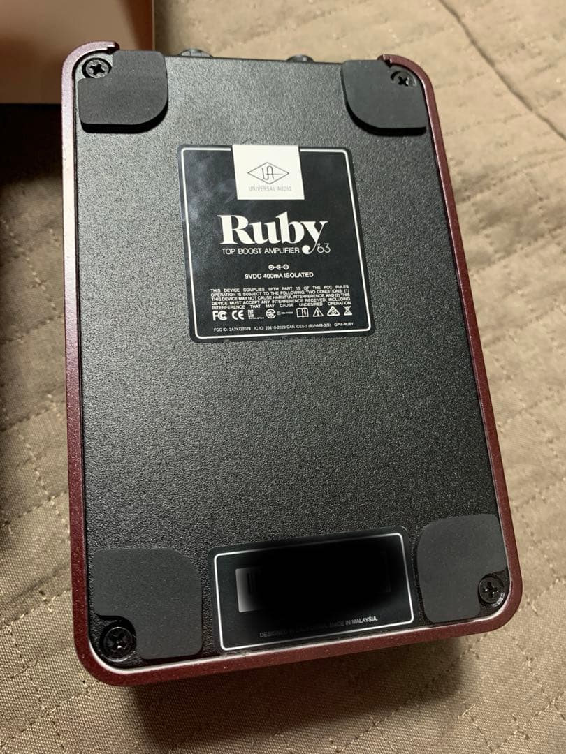 【美品】UAFX Ruby '63 TOP BOOST AMPLIFIER