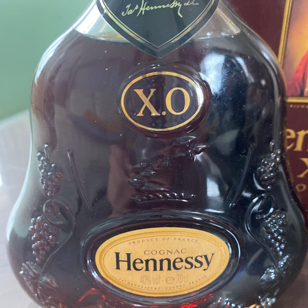 Hennessy XO金キャンプ　クリアボトル　ヘネシー　古酒
