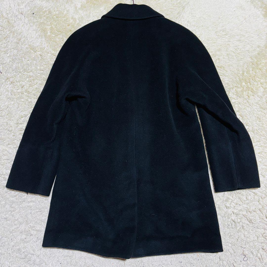 ✨極美品✨ARMANI COLLEZIONI チェスターコート カシミヤ 黒