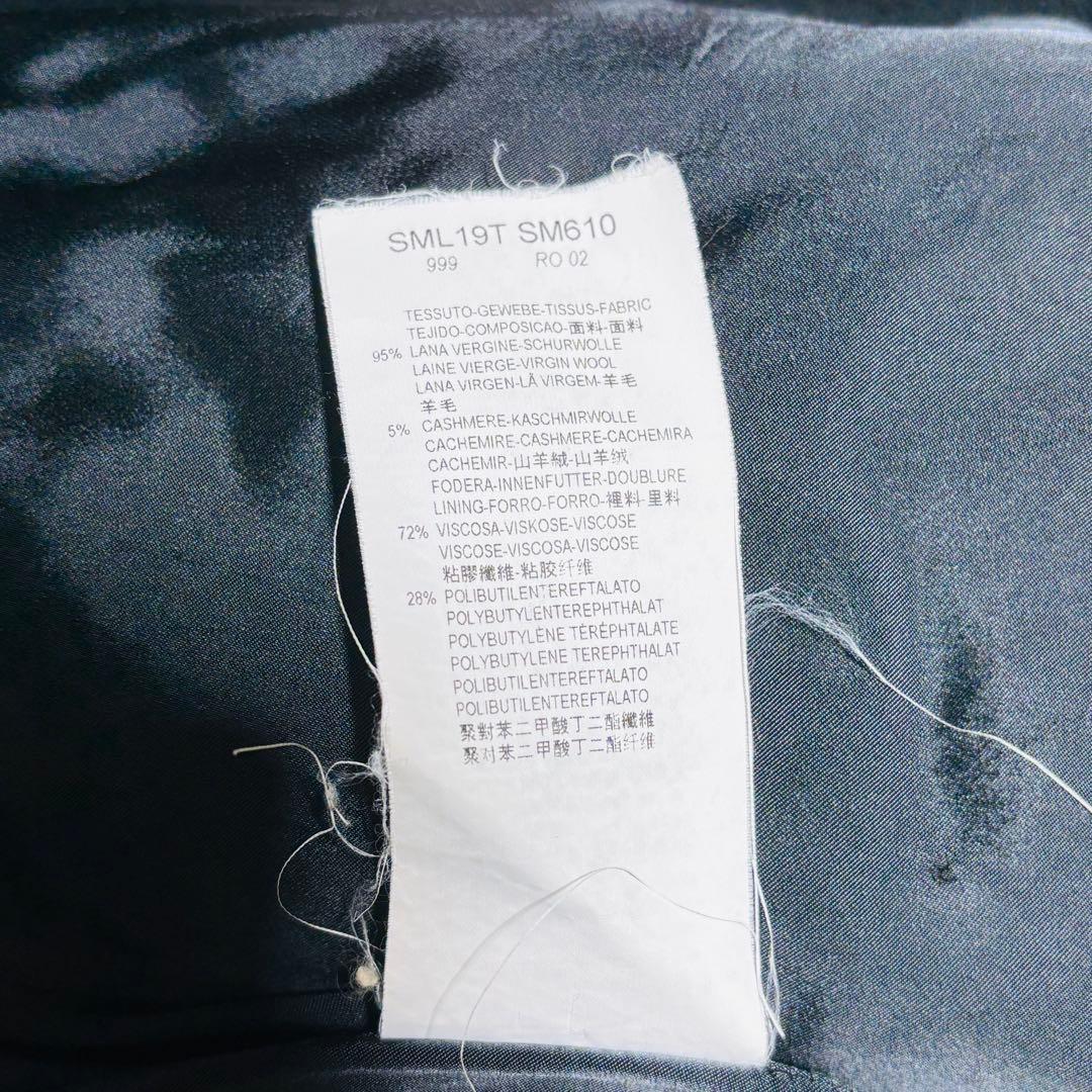 ✨極美品✨ARMANI COLLEZIONI チェスターコート カシミヤ 黒