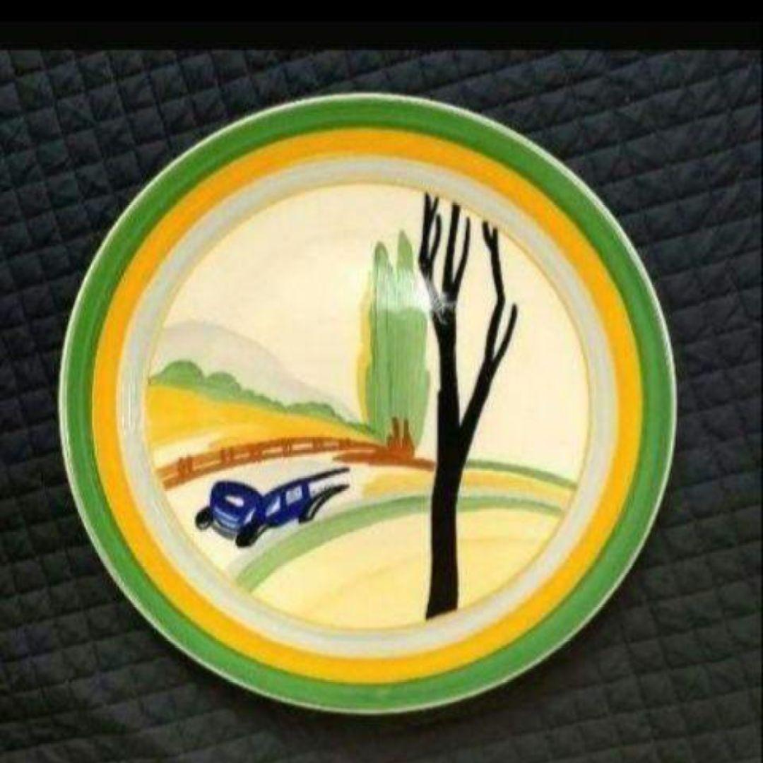 ほぼ未使用、スージークーパー、コレクターズクラブ「パノラマ」直径３１cm大皿