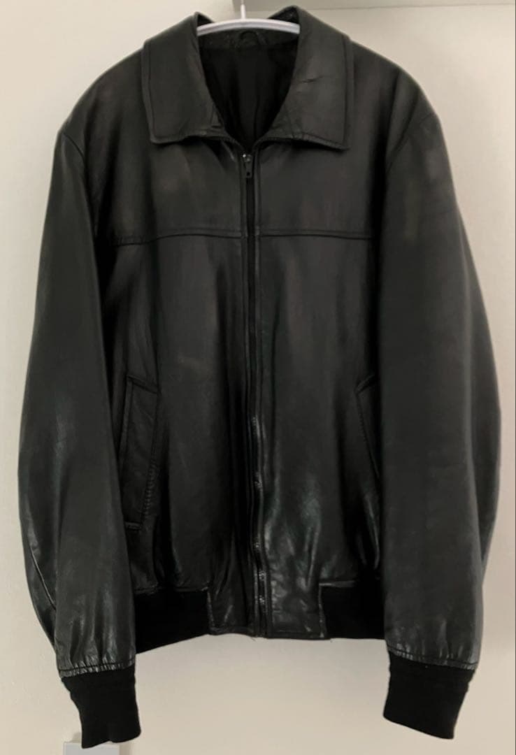 UKヴィンテージリブレザージャケット SOHO 80s90sエディスリマン