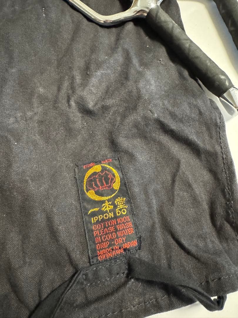 サイ　釵　空手　琉球古武道　武具　沖縄古武術　収納袋付き　一本堂