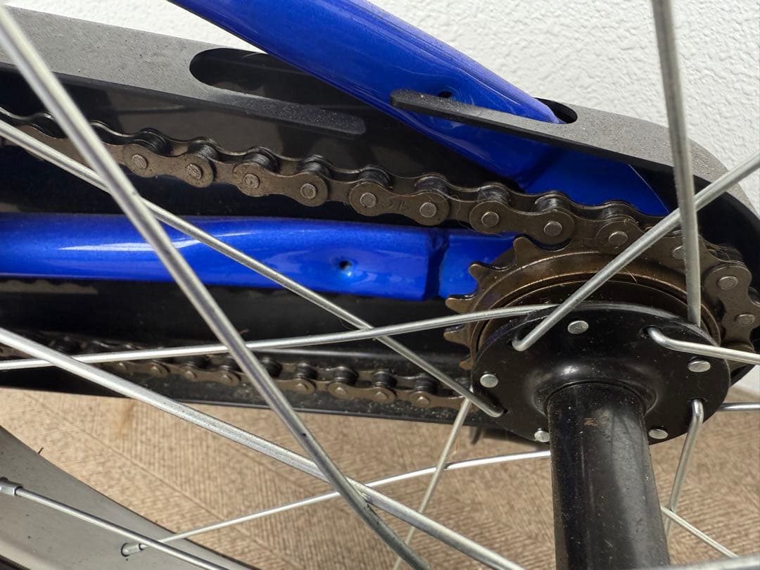 RENAULT 子供用自転車18インチ 青(名古屋市まで取りに来ていただける方)