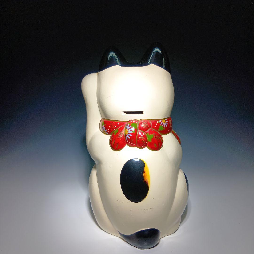 大きな招き猫置物　貯金箱　37.5センチ