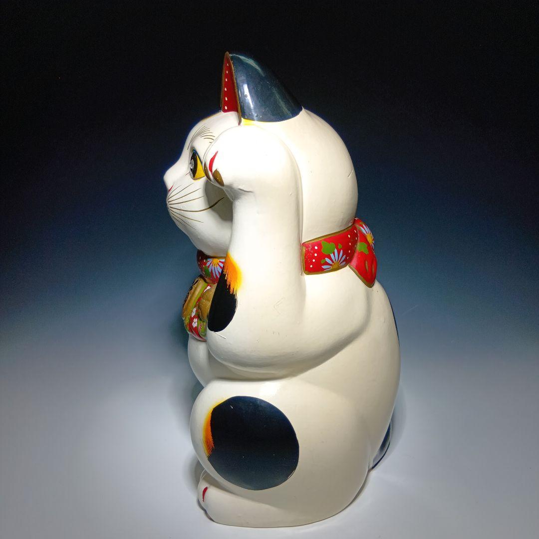 大きな招き猫置物　貯金箱　37.5センチ