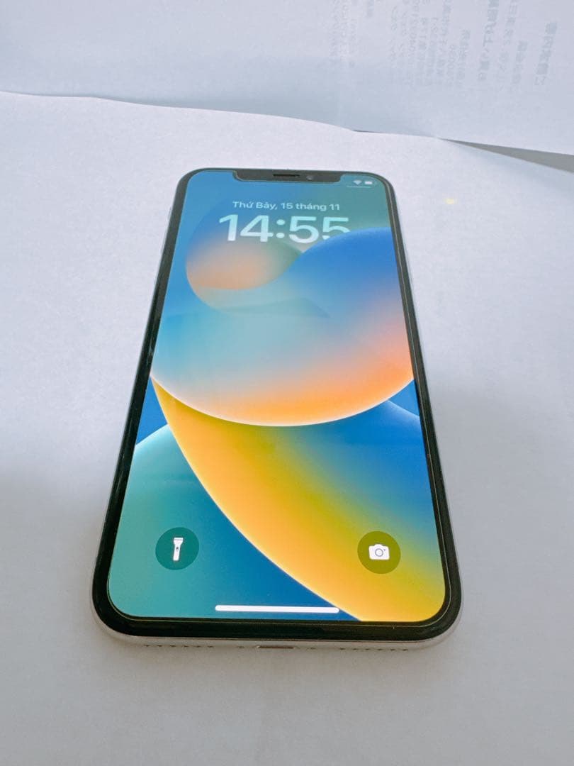 Apple iPhone X 本体 シルバー 64gb