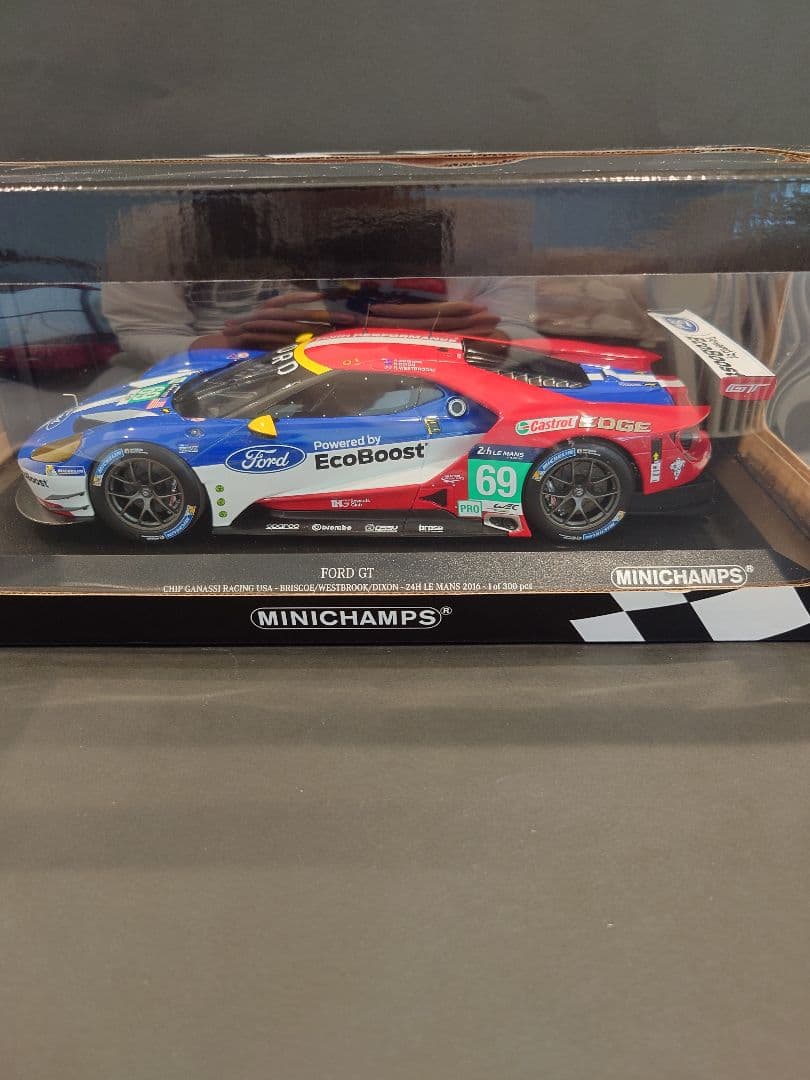 ミニチャンプス フォードGT 1/18 ル・マン24時間 2016