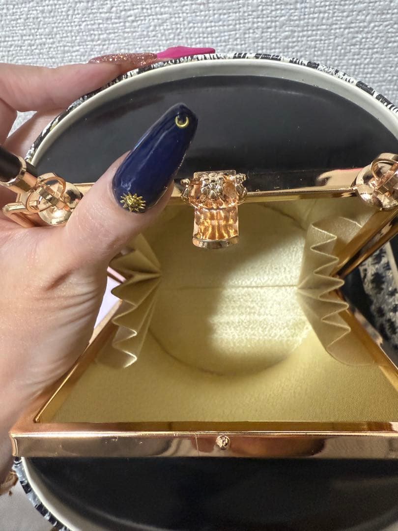 (美品)レオパード柄 和装用バッグと草履セット