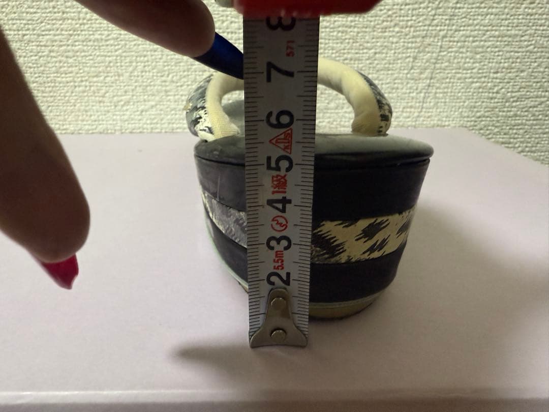 (美品)レオパード柄 和装用バッグと草履セット