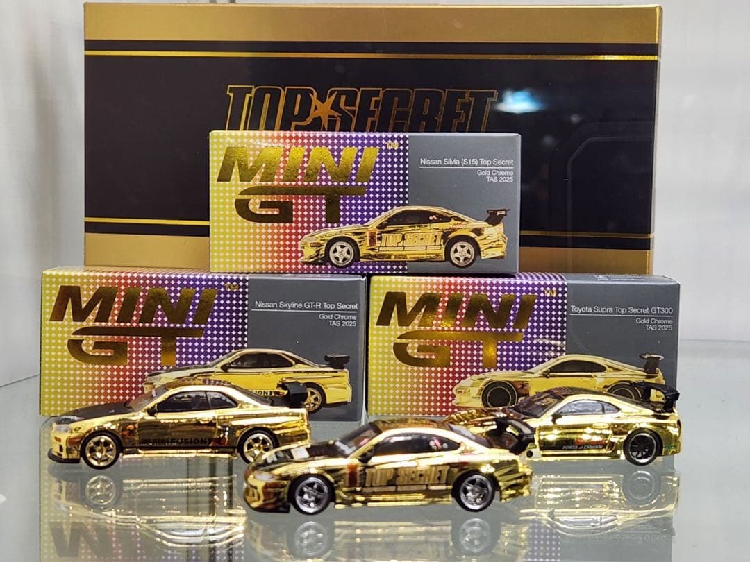 東京オートサロン 会場限定 miniGT トップシークレット＆松田次生32R