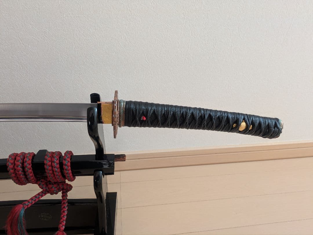 【1点物】模造刀 (革巻き・樋入り刀身) 居合刀・模擬刀
