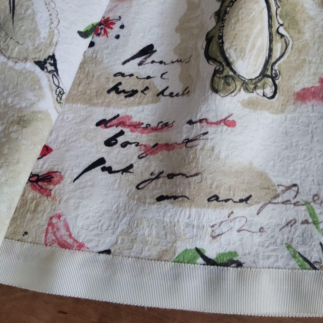 ☆新品M'SGLACYフレアスカート イラスト定価30800円size40