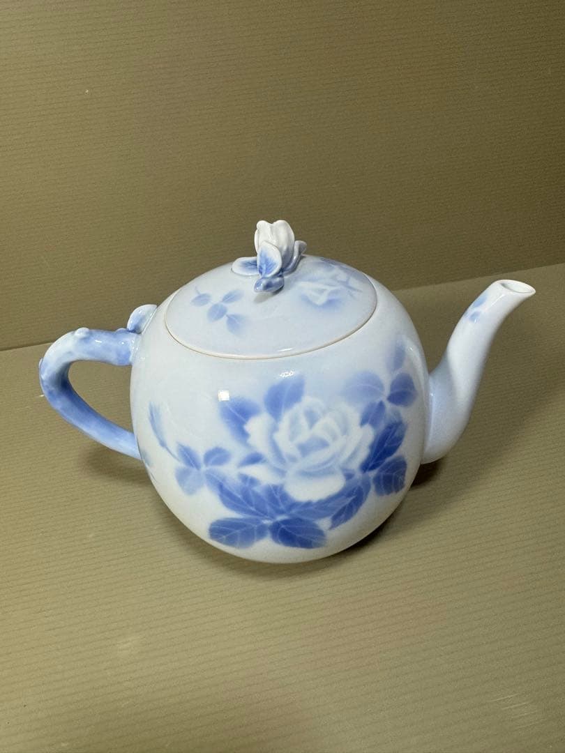 2289 希少　深川製磁　ティーポット1客　シュガーポット1客