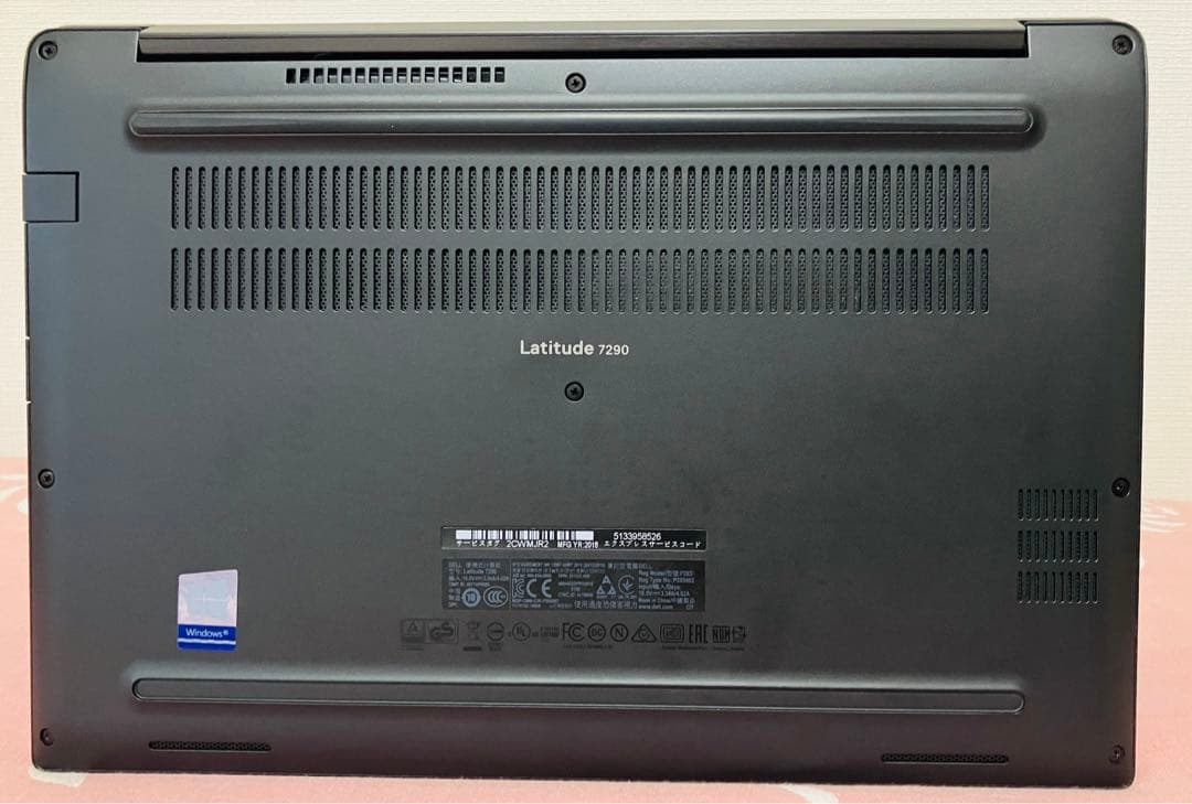 超軽量Dell 7290 i5 16GB SSD 256GB 12.5型