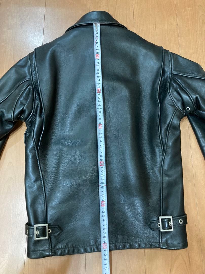 Schott 642 ボアライナー付 シングル ライダース ジャケットサイズ34
