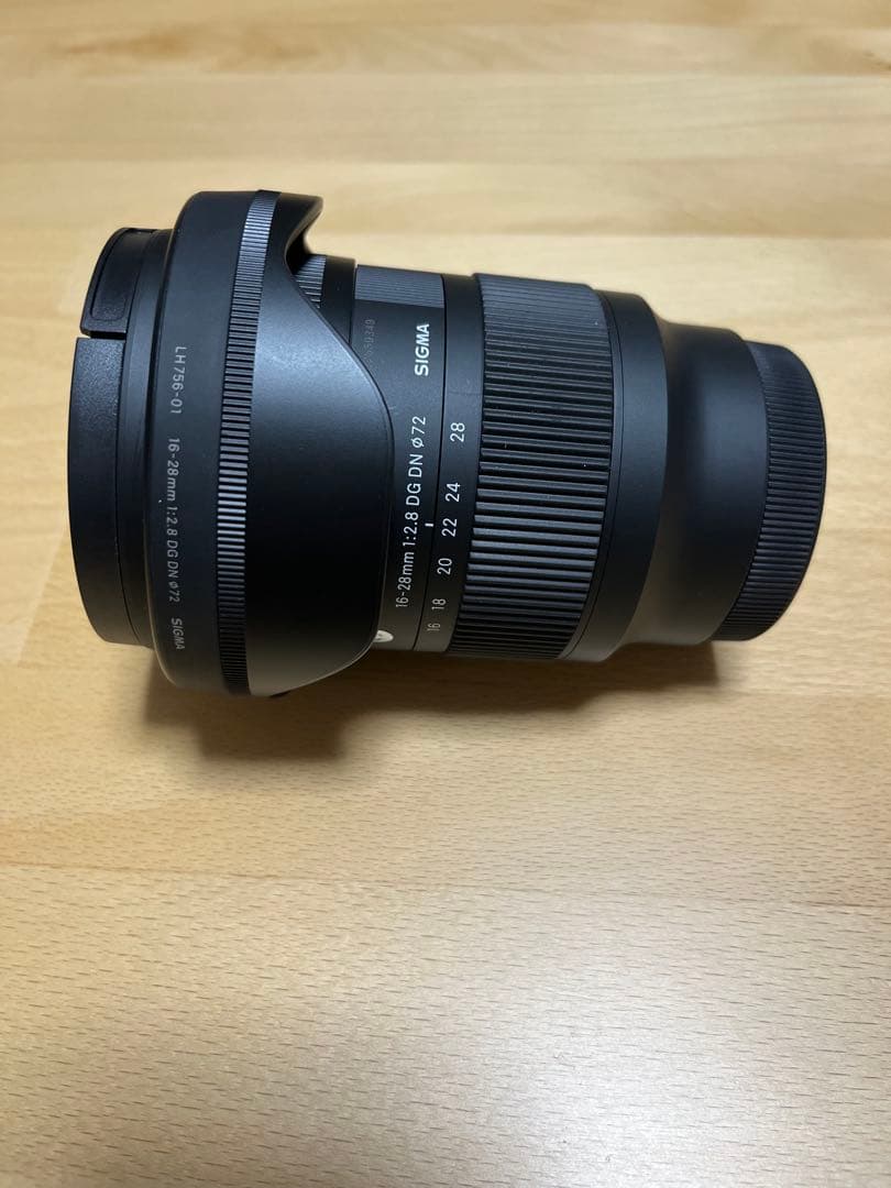SIGMA 16-28mm F2.8 DG DN sony用Eマウント