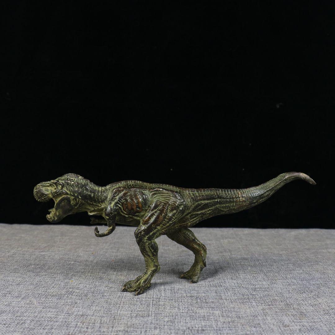 銅製 ティラノサウルス 恐竜 インテリアアクセサリーギフト置物 装飾品工芸品