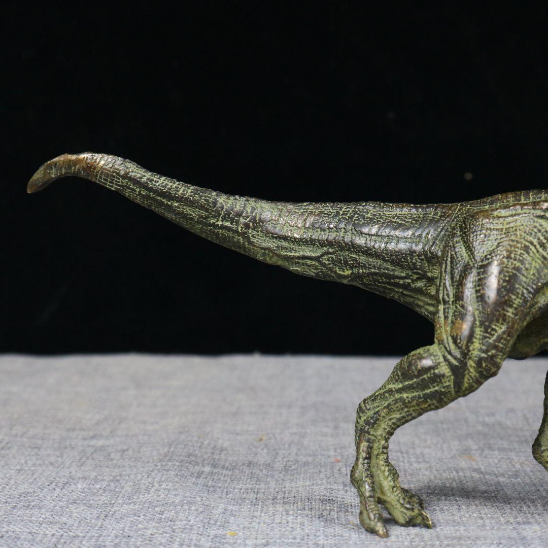銅製 ティラノサウルス 恐竜 インテリアアクセサリーギフト置物 装飾品工芸品