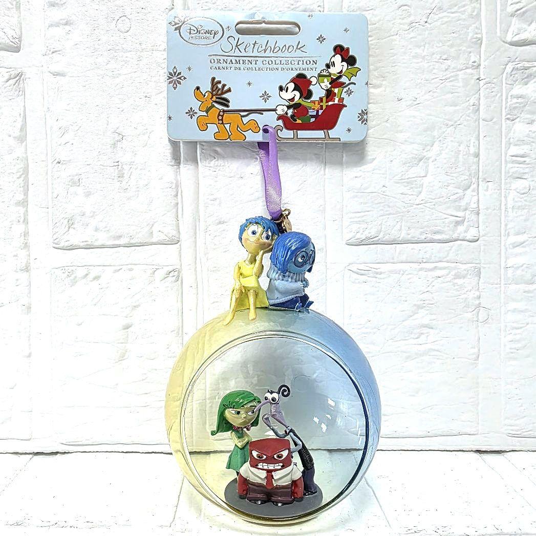 【インサイドヘッド】ヨロコビ　カナシミ　クリスマスオーナメント　未使用　タグ付き