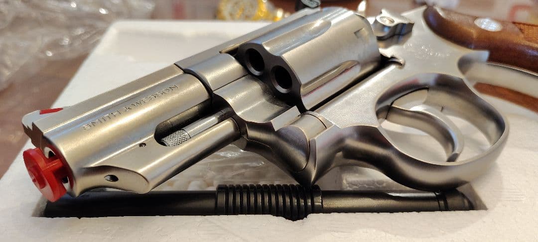 タナカ　S&W　M66　2.5インチ　ステンレス　ジュピターフィニッシュ　ガス銃