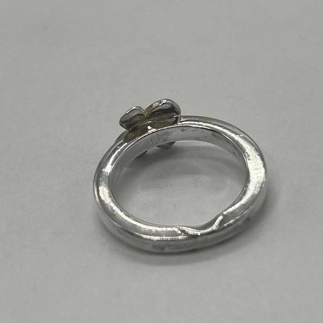 シャネル CHANEL クローバー リング 10号 SV925 ヴィンテージ