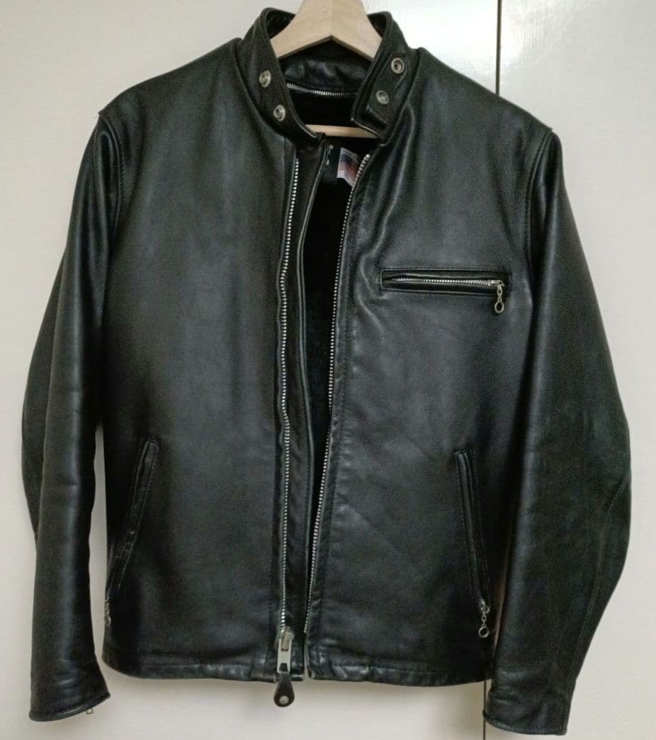 ショット Schott シングルライダース 641 サイズ36　ブラック