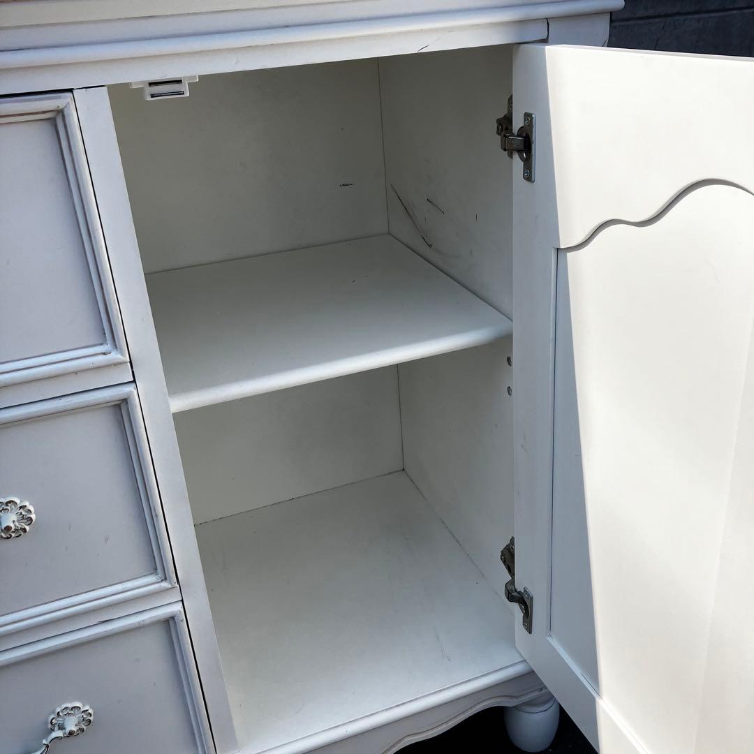 HAGIHARA ローキャビネット ホワイト