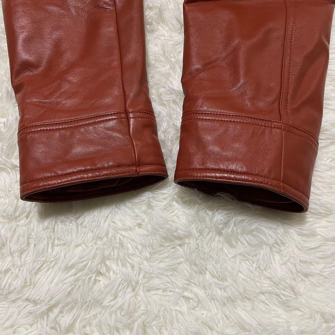 美品　バルマン　ラムレザー ジャケット　シングル　ライダース　キルティング