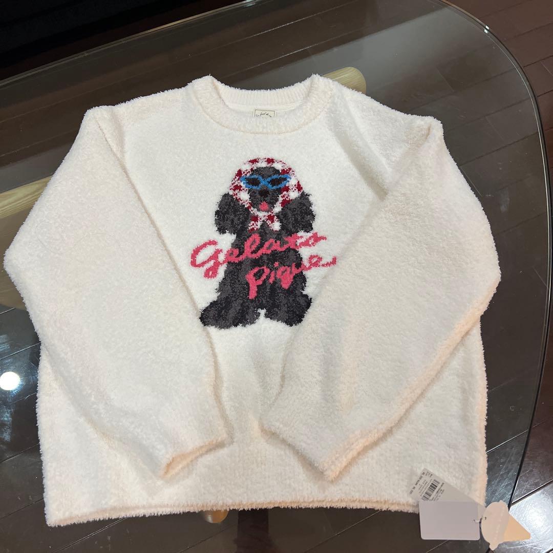 新品GELATO PIQUE 犬刺繍ルームウェア　プルオーバー