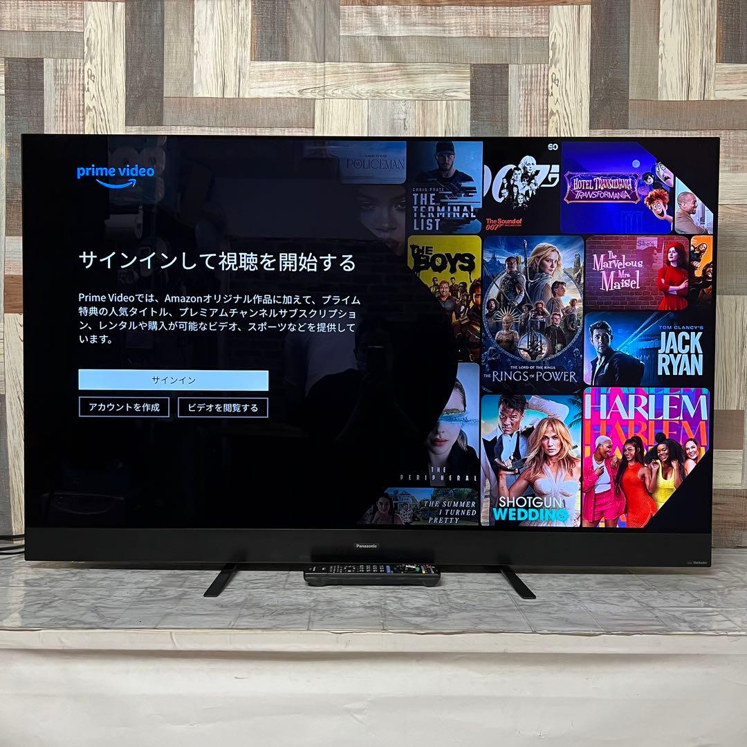 即日受渡❣️パナソニック55 V型 4K有機ELテレビ 動画アプリ搭載