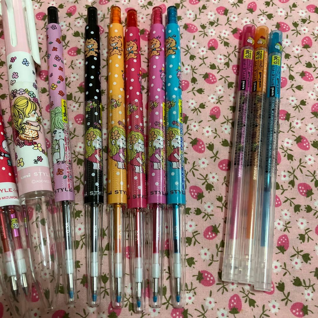 水森亜土　ボールペン　シャーペン　レトロ　まとめ売り