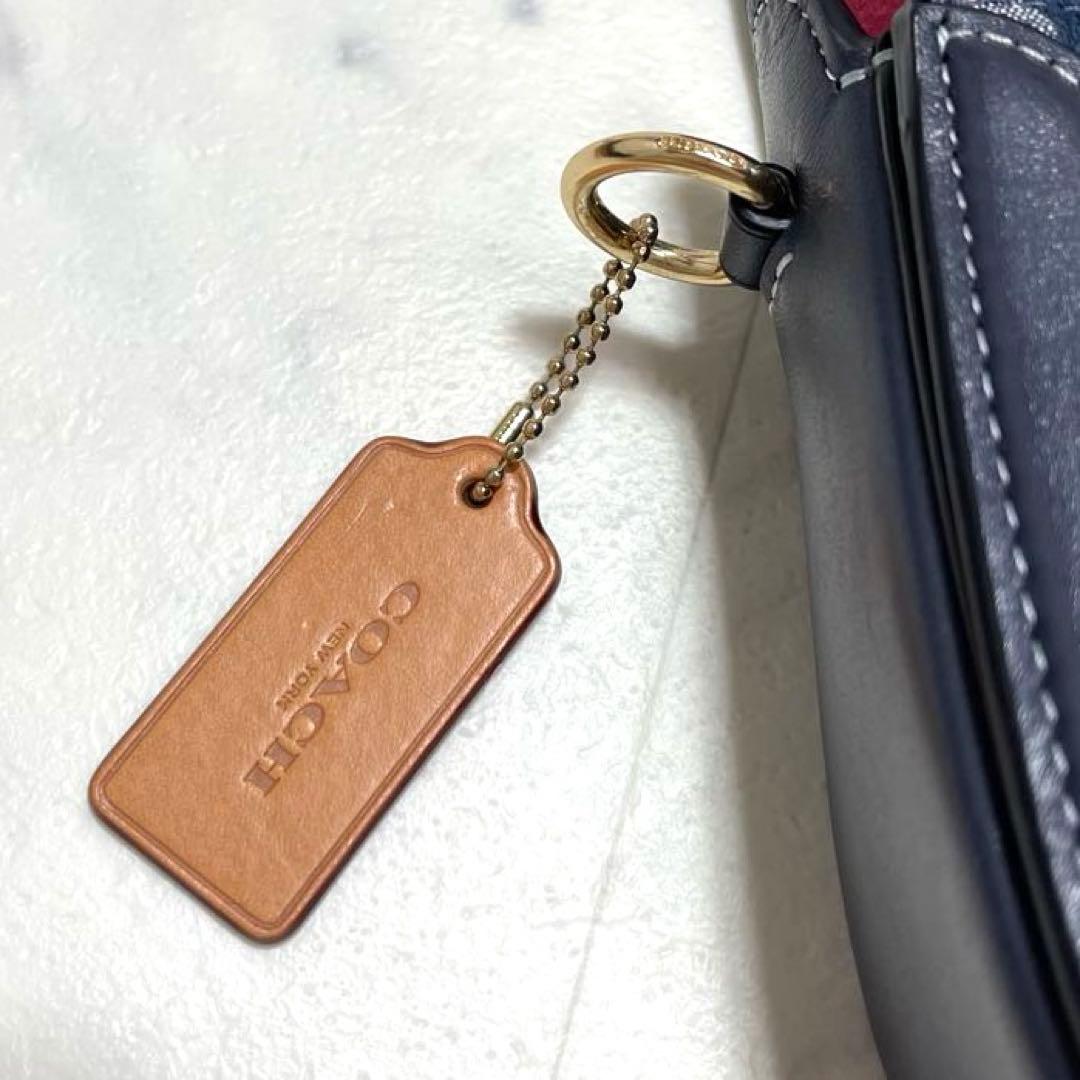 マイメロ✨コーチ ショルダーバッグ ジョージー サドルバッグ シグネチャー