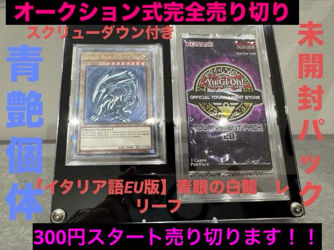 ら*び様 «イタリア語EU版»青眼の白龍　レリーフ　OTS28 OP28 青艶個