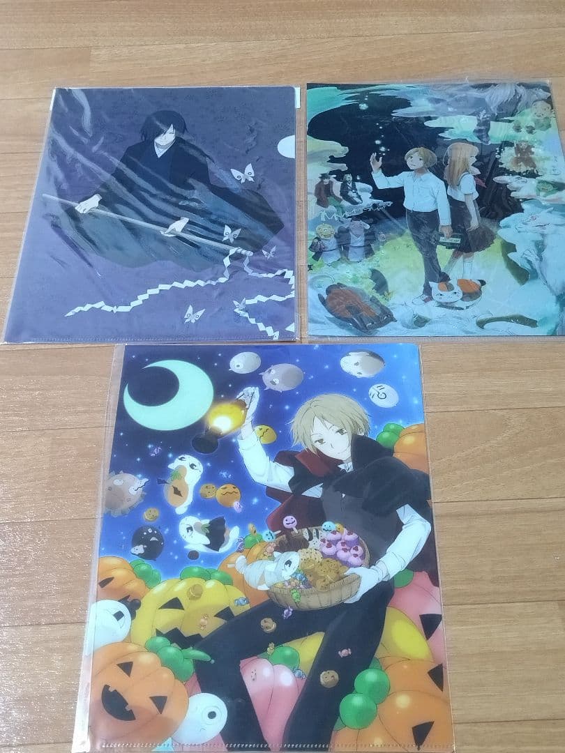 夏目友人帳 クリアファイル 3枚セット 的場静司