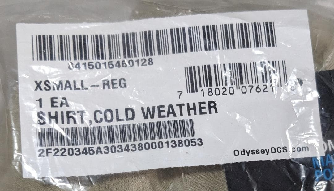 米軍実物ECWCS Level2防寒G3ポーラテック グリッドフリースシャツXS