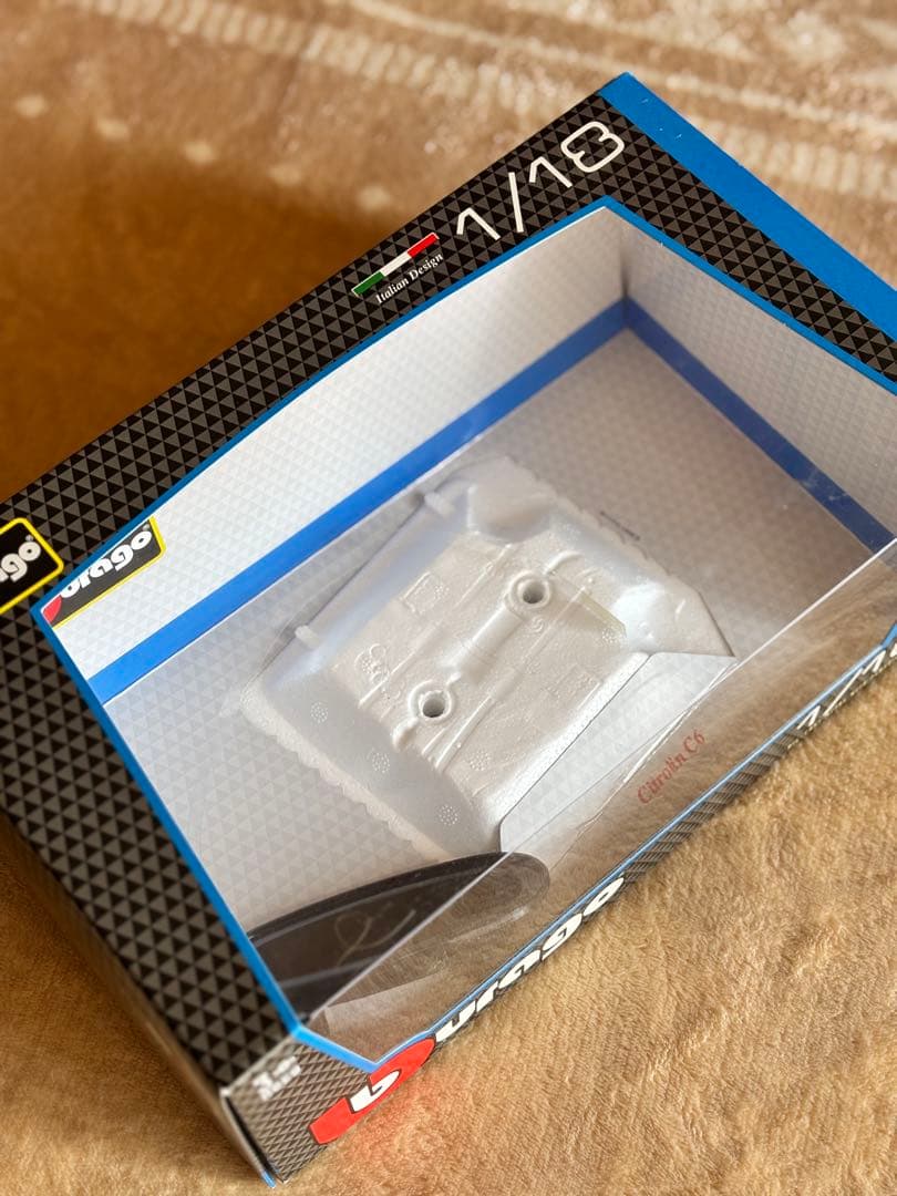 シトロエン C6 1/18 ミニカー 青