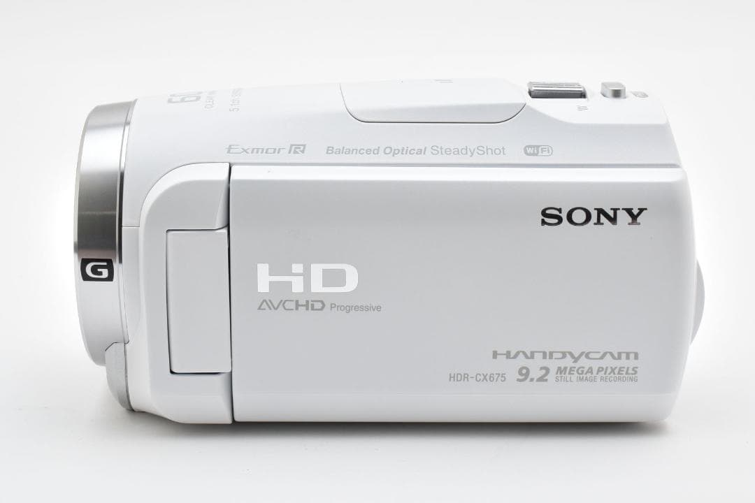 【美品】SONY Handycam HDR-CX675 ホワイト　動作確認済