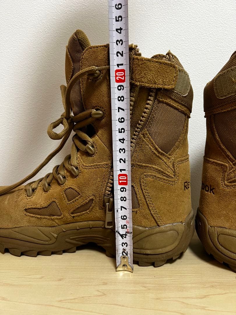 ミリタリーブーツ ブラウン スエード