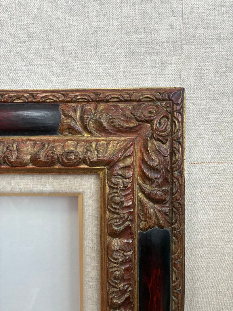特大額縁　F15 ゴージャス手彫りの彫刻のアートフレーム