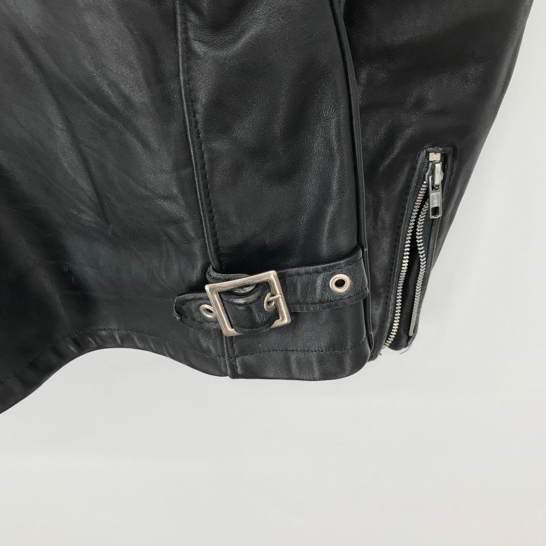 Schott 643　ライダースジャケット　42　ブラック　牛革