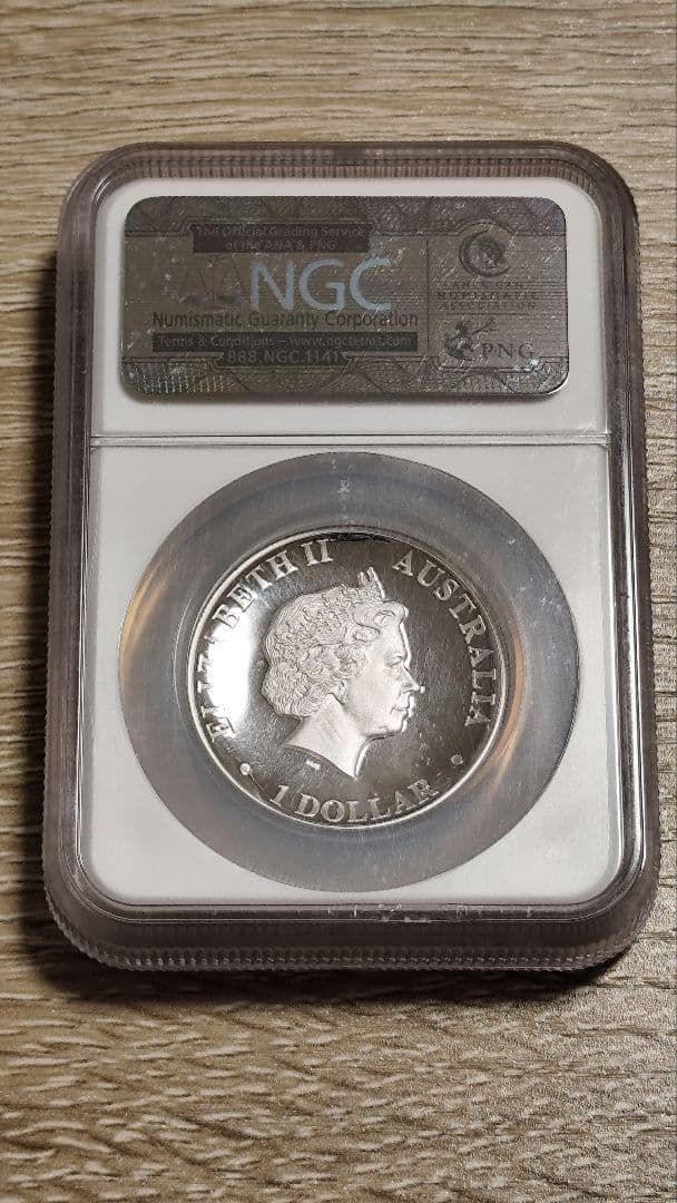 NGC PF70UC☆2010P オーストラリア カンガルー 1ドル 銀貨