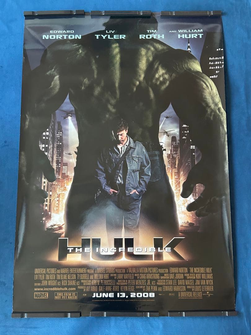 インクレディブル・ハルク　USオリジナル映画ポスター