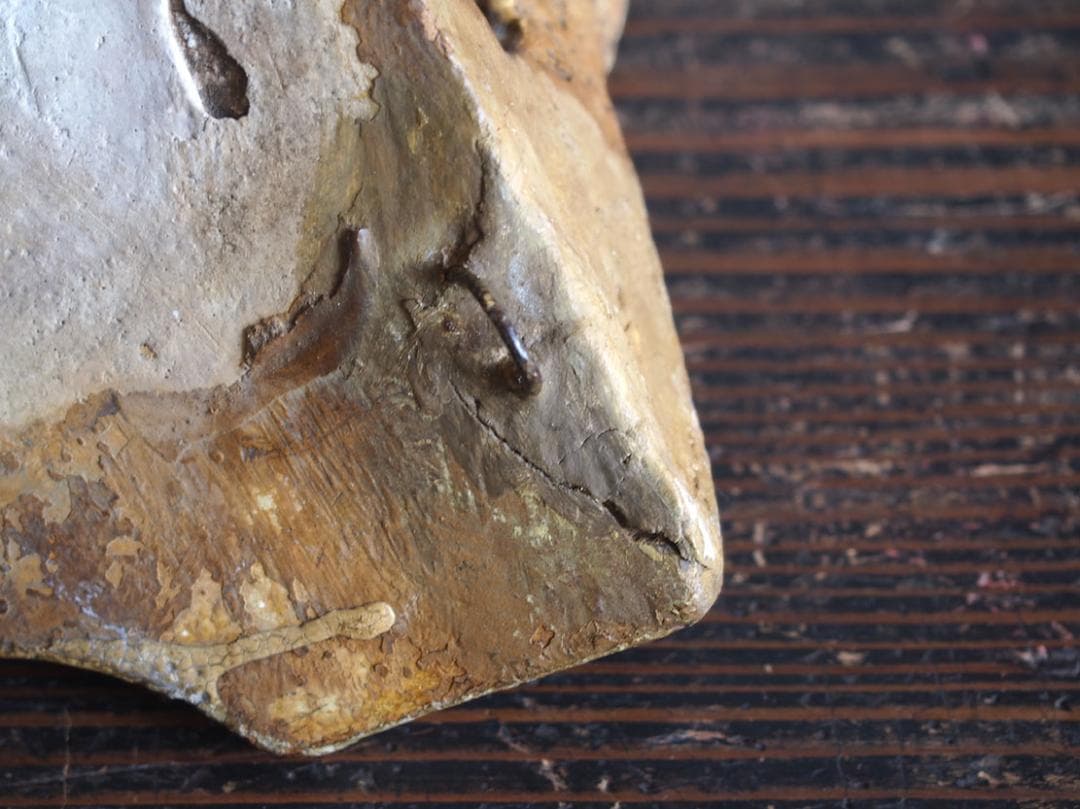 天使のコンソール 彫刻 ウォールシェルフ 家具部品 装飾 サルベージ/K355