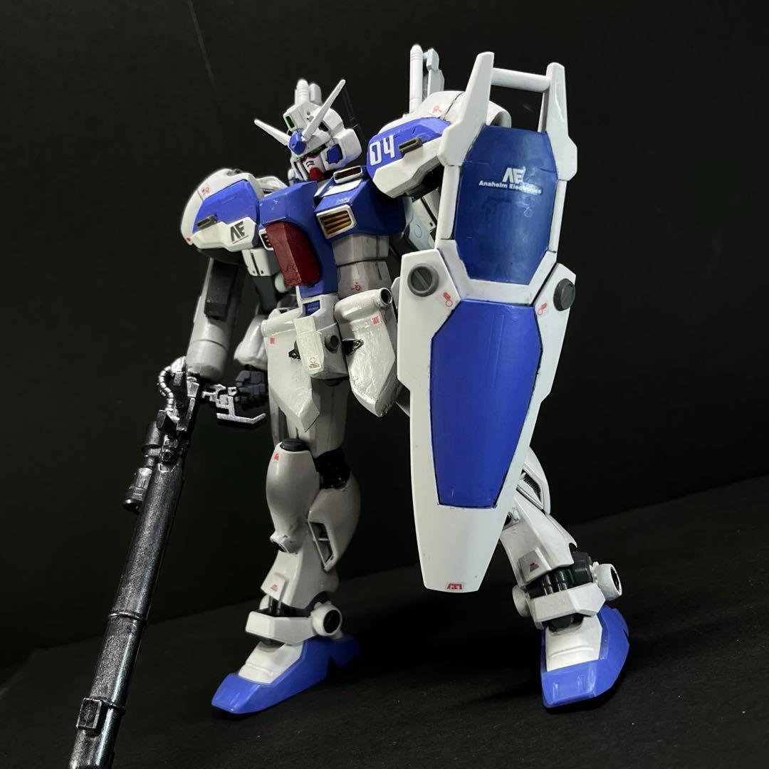 改造ガンプラ　塗装済み完成品　hg ガンダム試作4号機　GP04 ガーベラ