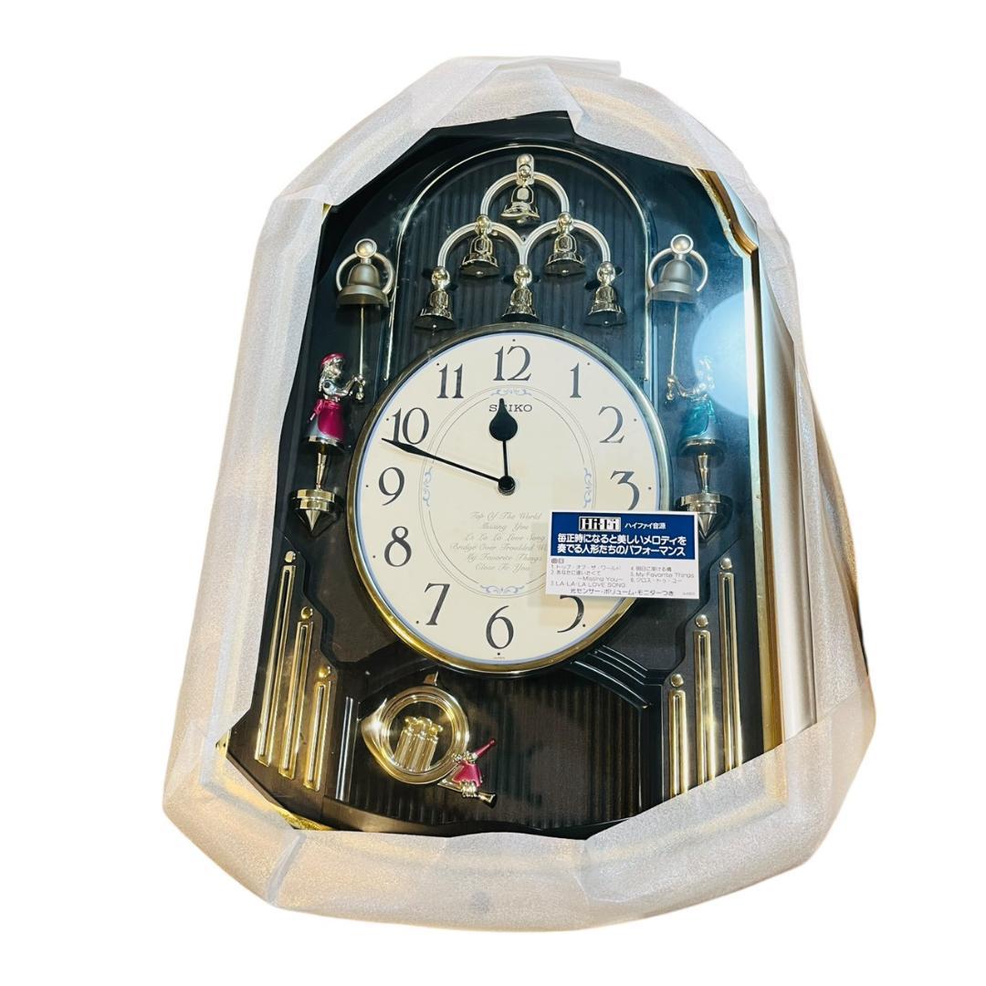 未使用保管品!!SEIKO(チャーミングベル)からくり掛時計【RE537N】