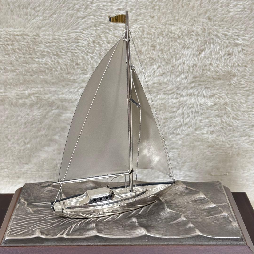 ヨット 置物 関武比古 SEKI STERLING 960 刻印 銀製 シルバー