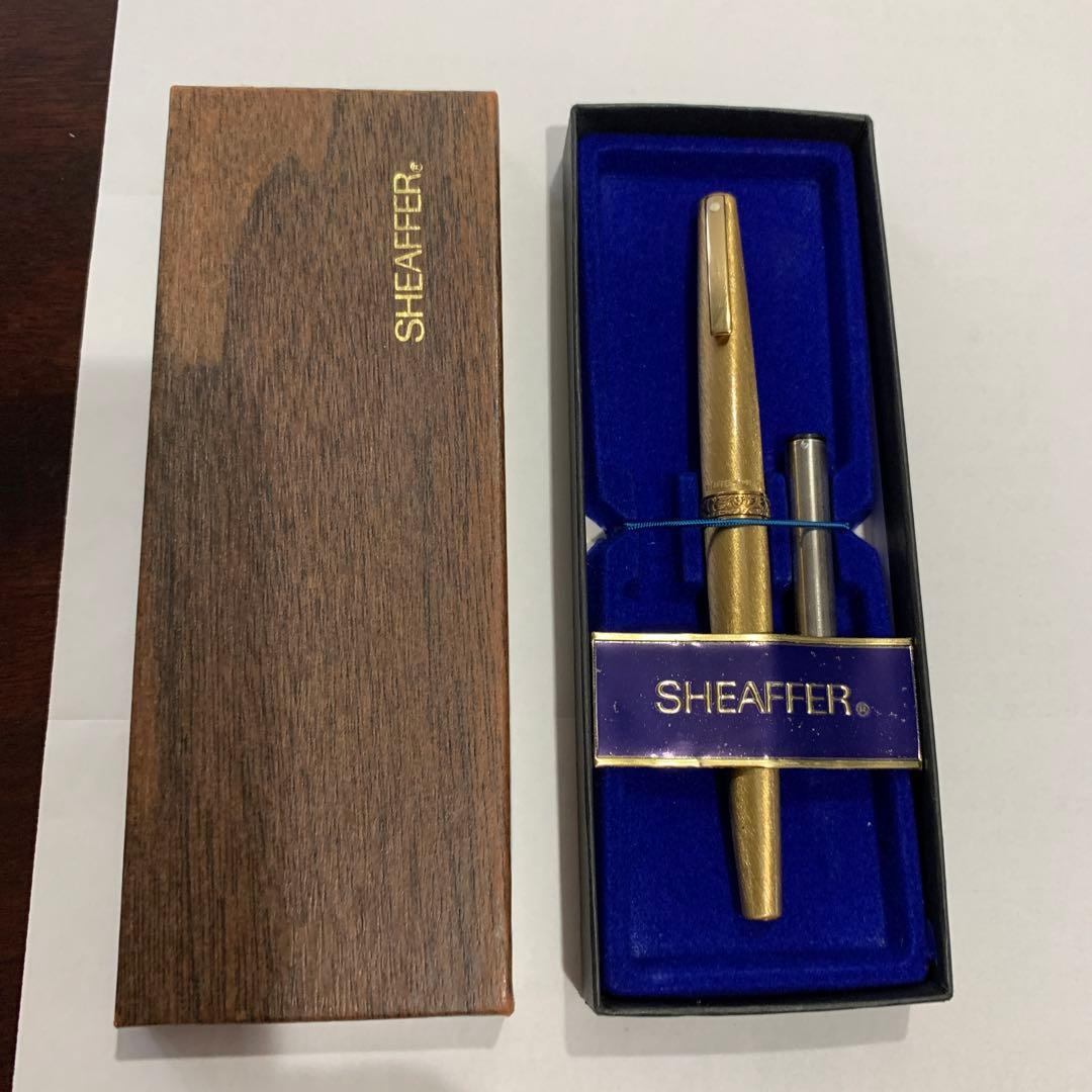 SHEAFFER ゴールド 万年筆 セット